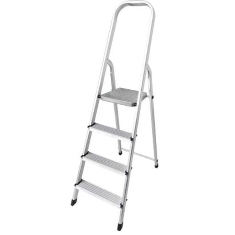 Escalera Domestica Aluminio 4 Peldaños_0