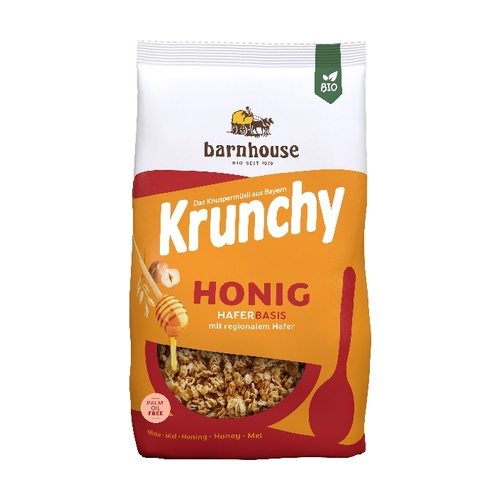 Muesli Krunchy con Miel BIO Barnhouse 600 gr