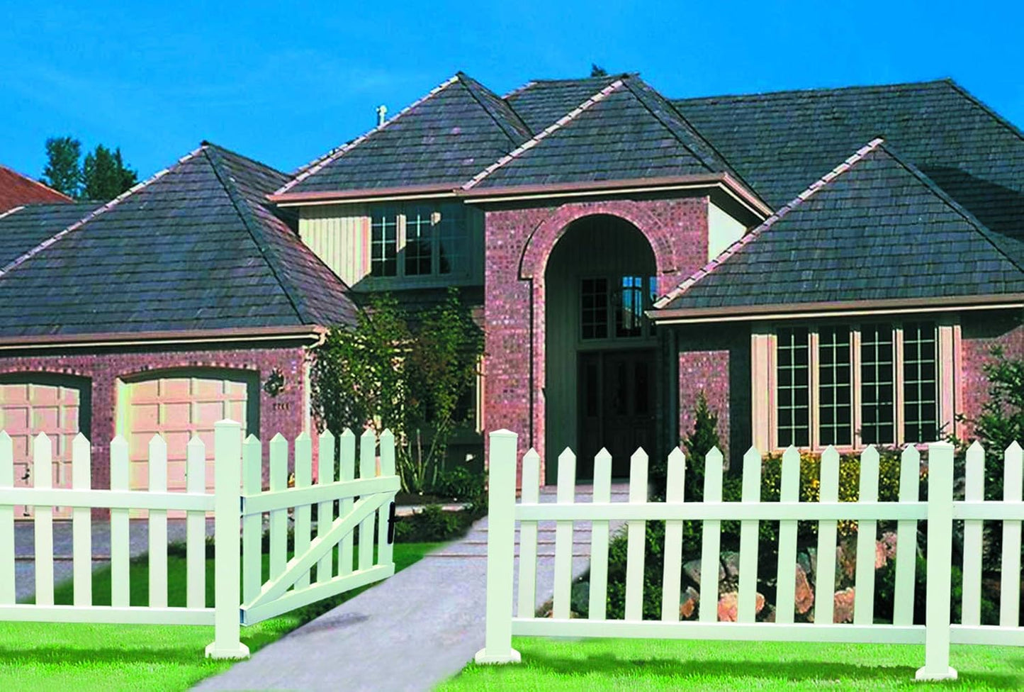 Duramax -poste De Valla De Pvc - Color Blanco Roto_2