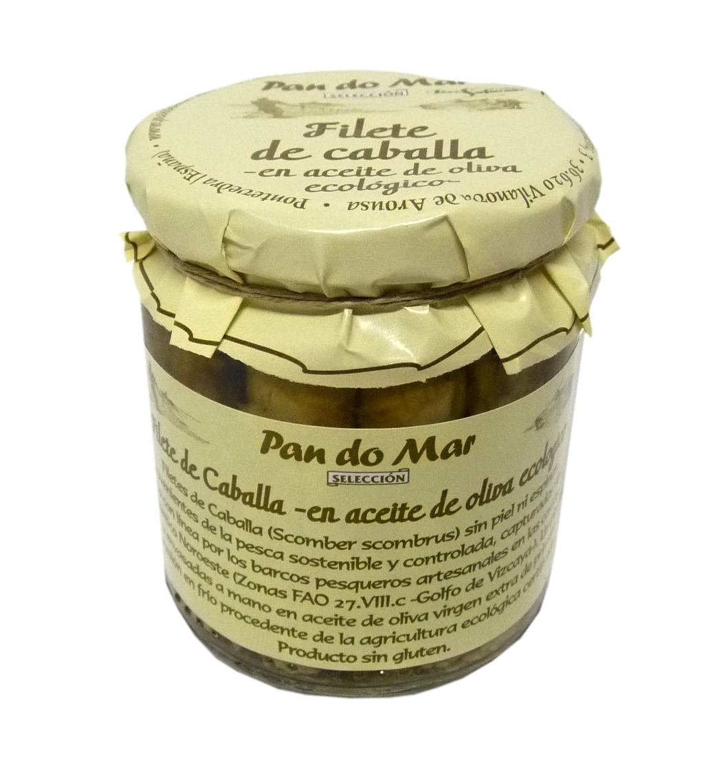 Filete De Caballa En Aceite De Oliva Ecológico - 220gr