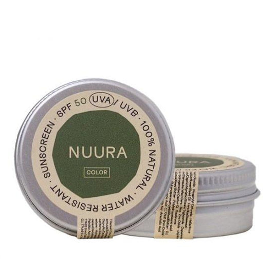 Protector Solar Facial con Color SPF50 Nuura Lata 18 ml