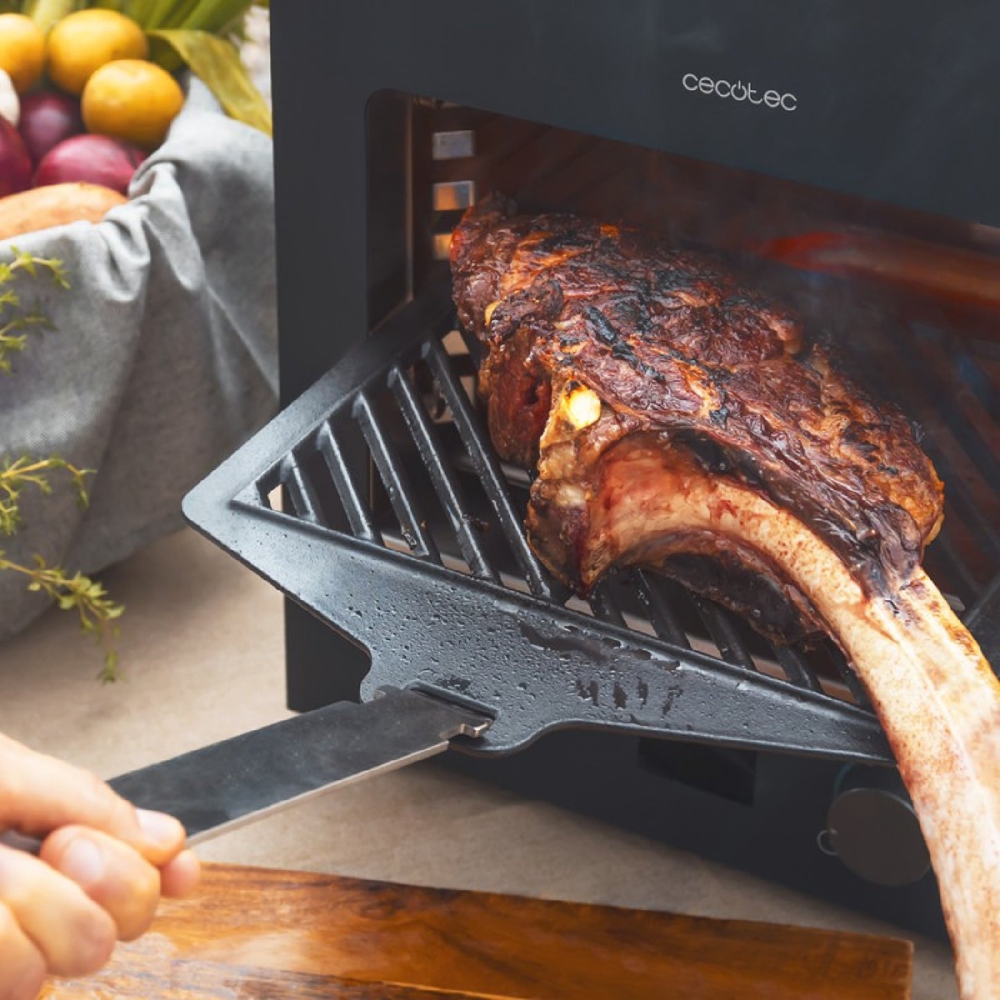 Cecotec Barbacoa Eléctrica Grill De Alta Temperatura Txuletaco 8000 Inferno_4