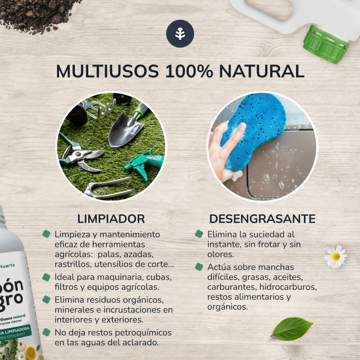 Jabón potásico Negro Planeta Huerto 20 L