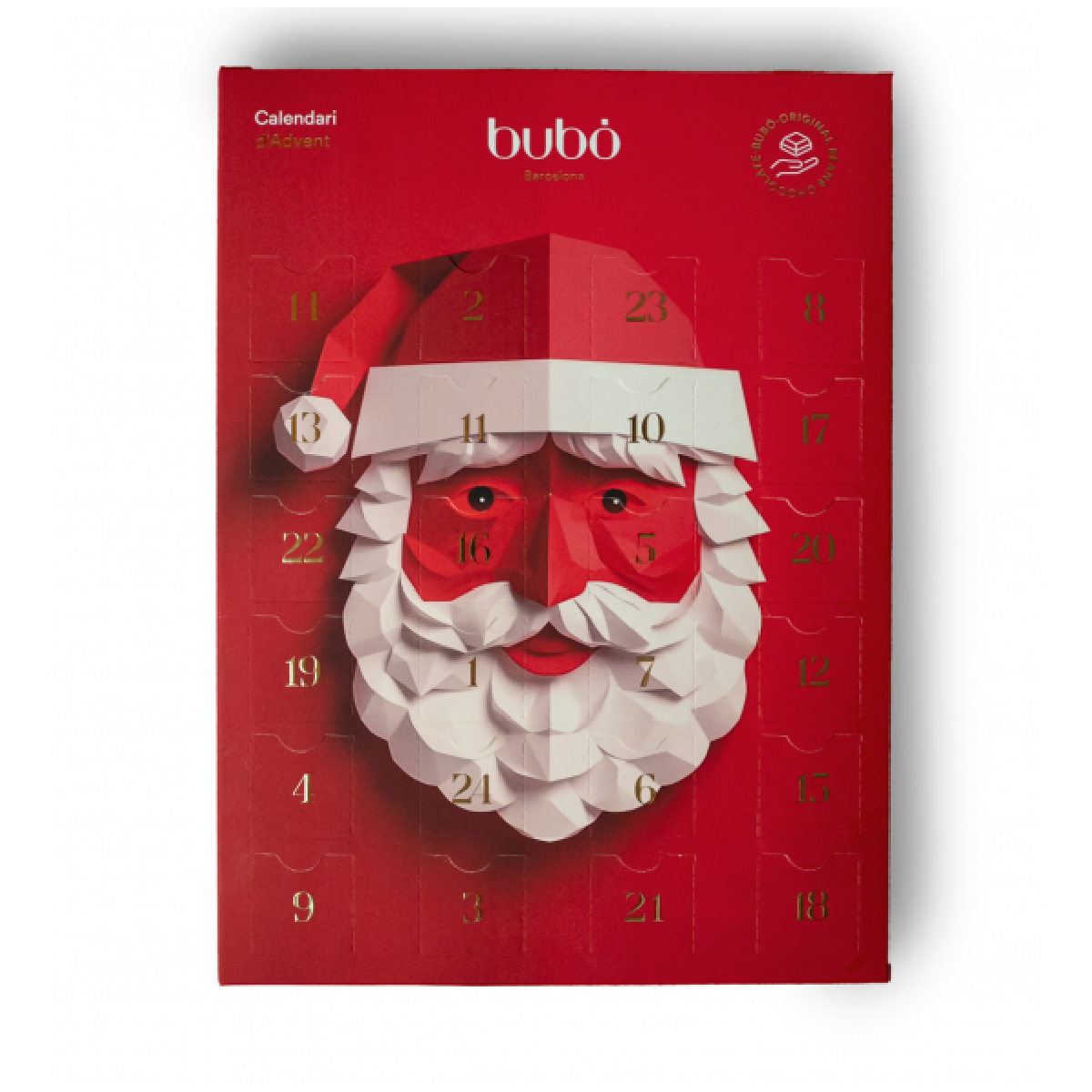Calendario de adviento Papá Noel Bubo