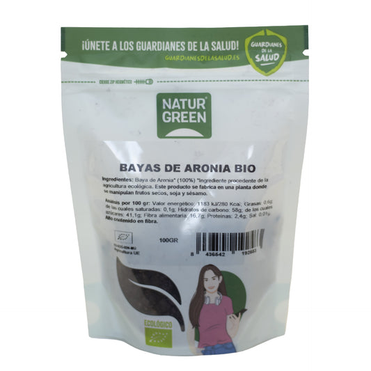 Bayas de Aronia Naturgreen 100 gr