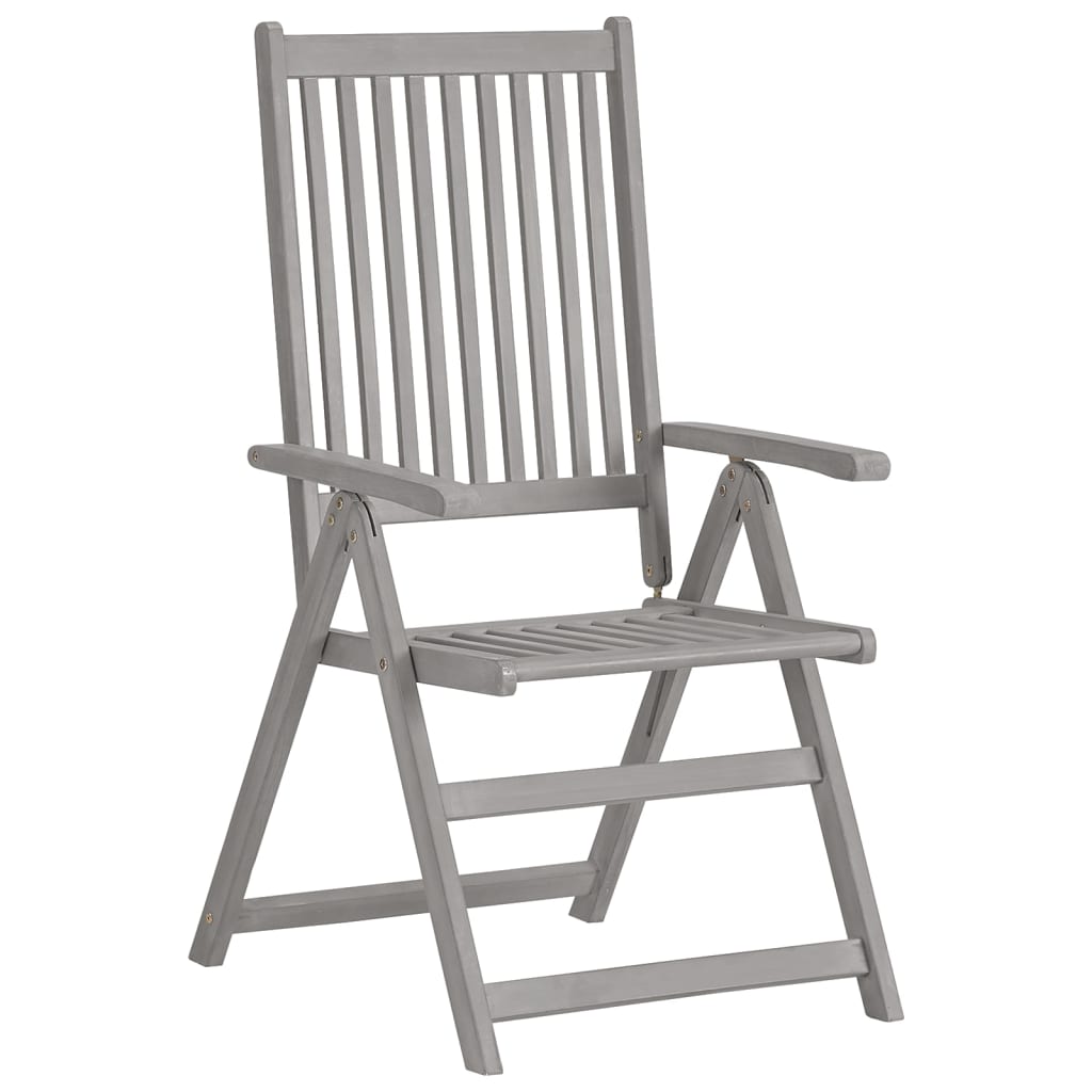 Juego De Comedor Para Jardín 7 Piezas Madera Maciza Acacia / Vetonek_5