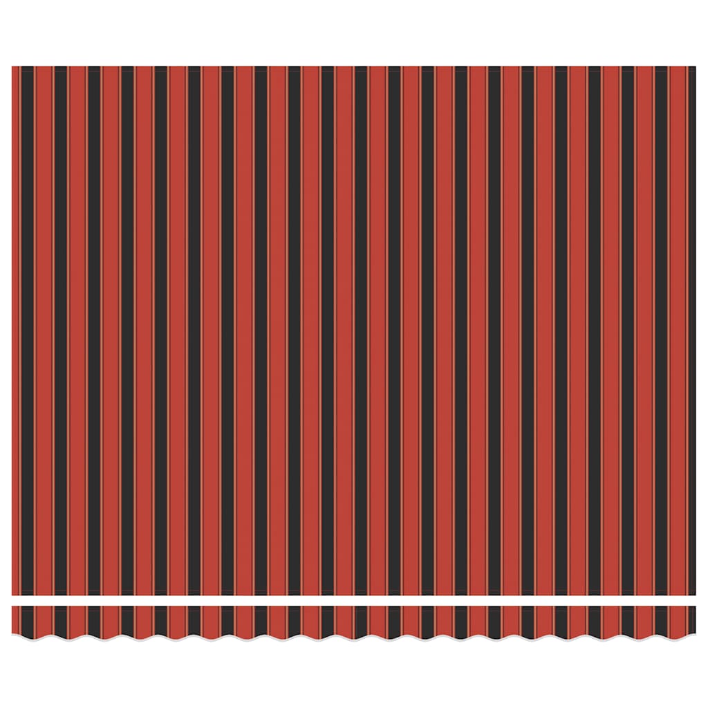 Toldo Retráctil Aluminio Y Tela Naranja Y Marrón 4x3 M_5