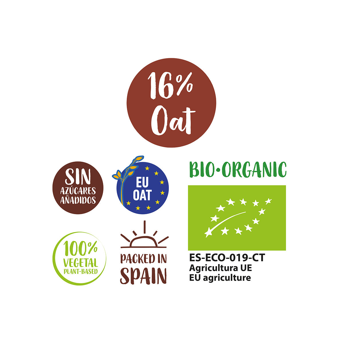 Bebida Vegetal de Avena Barista Sin Azúcar Bio ECOMIL 500 ml