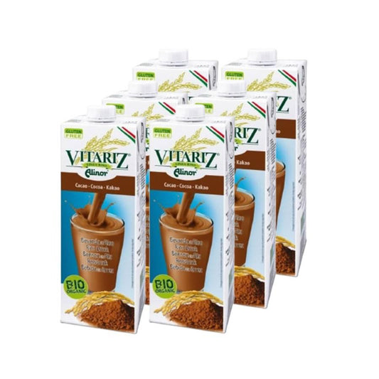 Pack 6 uds Bebida de Arroz con Choco Bio Vitariz 1 L