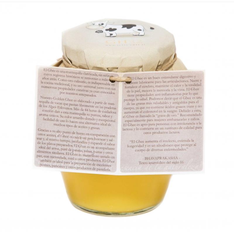 Golden Ghee Bio Mantequilla clarificada de Vaca Golden Ghee 370 ml