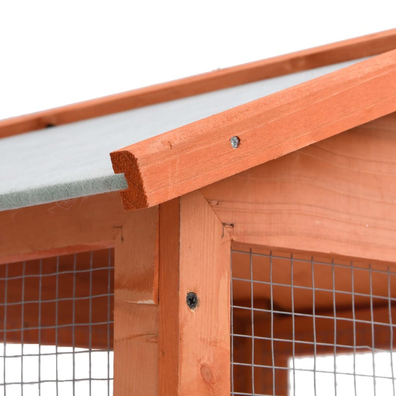 Vidaxl Jaula Para Pájaros Madera Maciza De Abeto 68x62x166 Cm_5