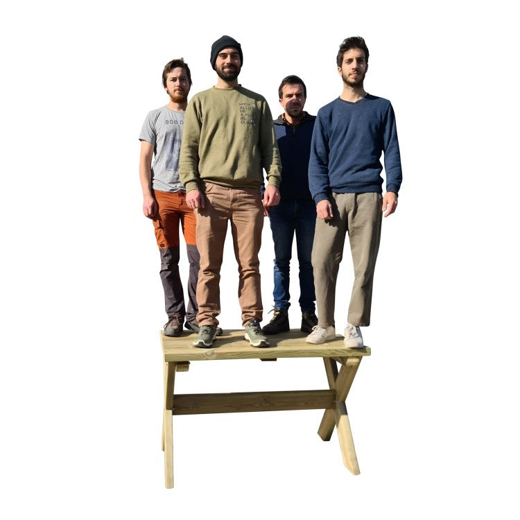 Mesa De Madera Exterior Masgames Xerta 120 Cm Madera Sin Pintar.