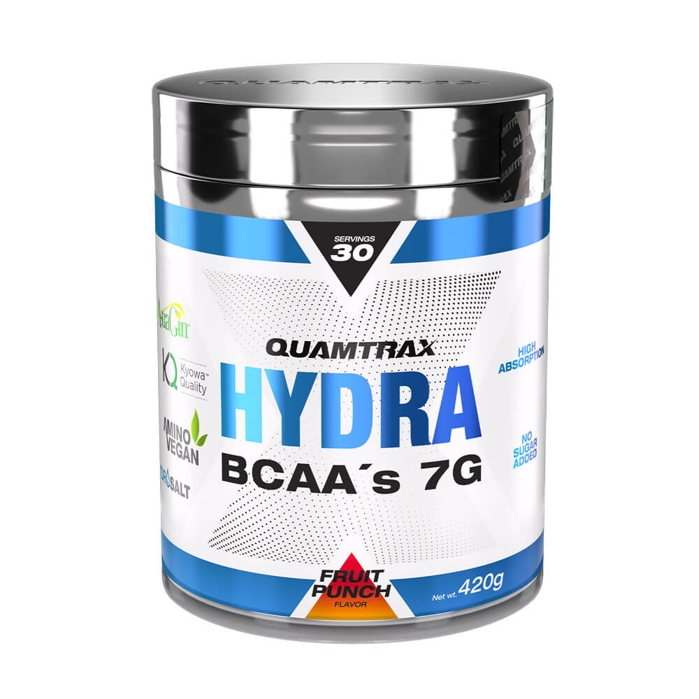 Hydra Bcaa - 420g - Ponche De Frutas - Bcaa Ramificados - Quamtrax_0