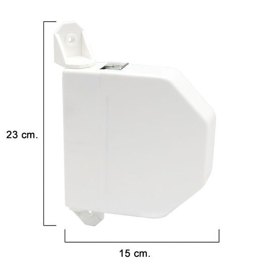 Recogedor Persiana Abatible Blanco Cinta 22 Mm.