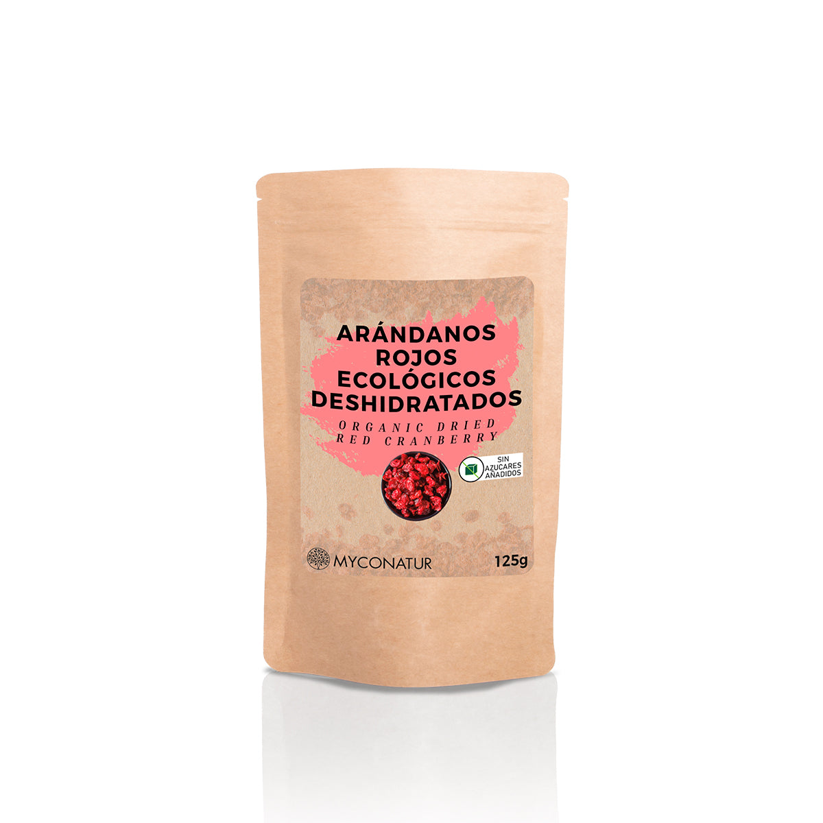 Arándanos Rojos Deshidratados Ecológicos Myconatur 125g