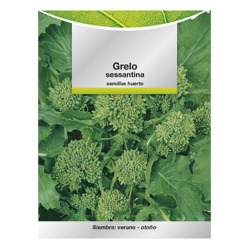Semillas Grelo Brocoli (10 Gramos) Semillas Verduras, Horticultura, Horticola, Semillas Huerto.