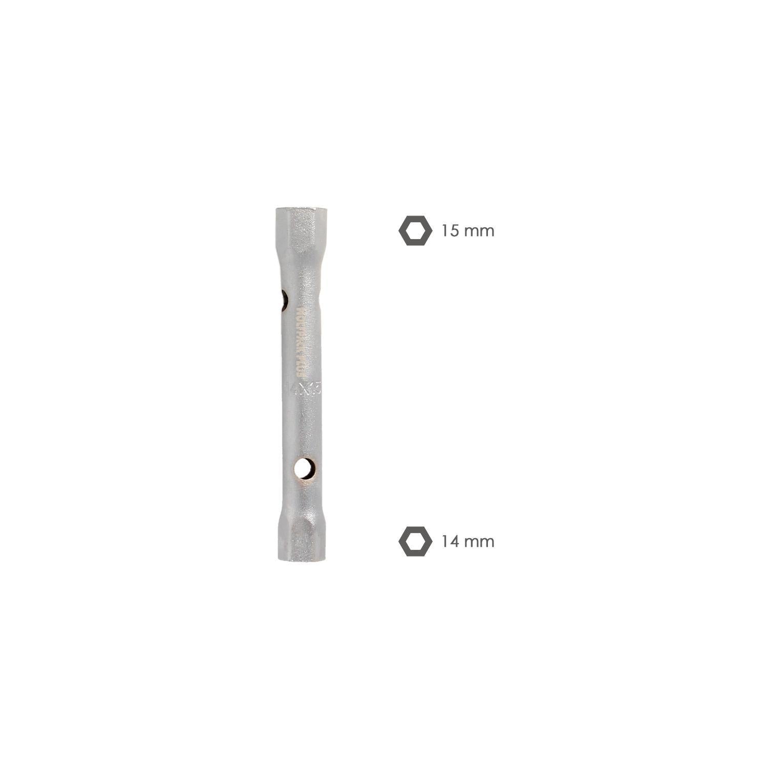 Llave Tubo Tubular 14x15 Fabricada En Acero Cromo Vanadio, Llave Grifería, Llave De Tubo Para Grifos, Llaves De Tubo Doble