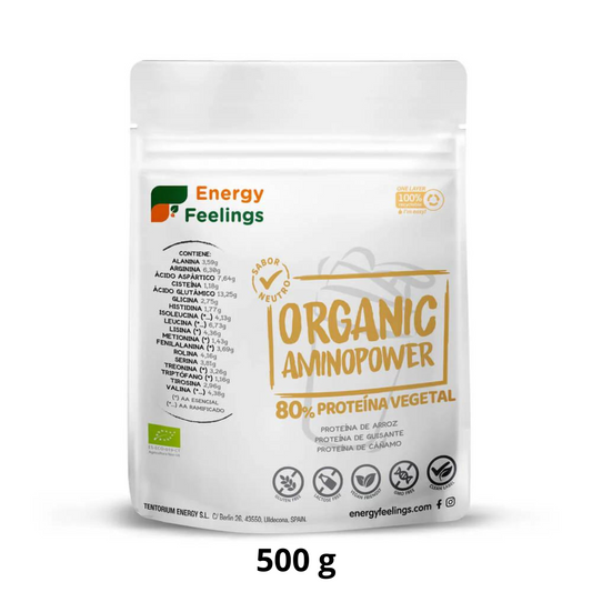 Proteína Aminopower 80 % ECO Neutro Energy Feelings 500 g