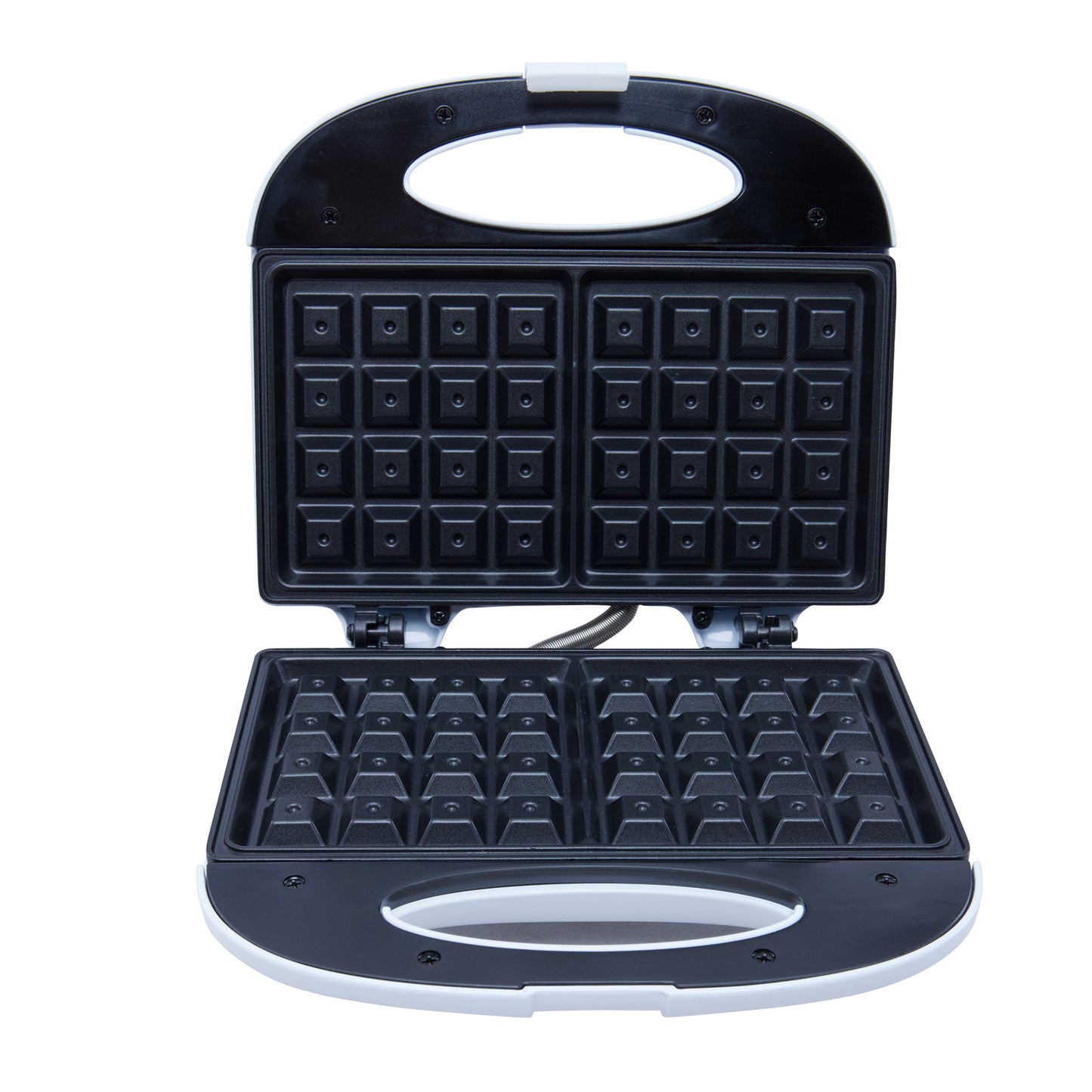 Gofrera Eléctrica, 2 Gofres Belgas Gruesos, Antiadherente, Temperatura Automática, Tacto Frío Adler Ad311 Blanco