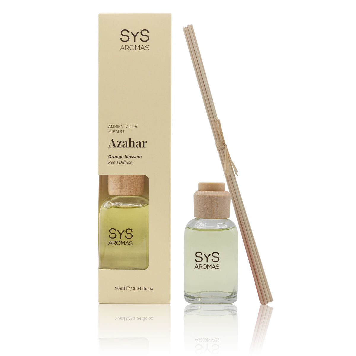 Ambientador Mikado de Azahar Origins SYS Aromas 90 ml | Aroma Floral Mediterráneo | Relajante_0