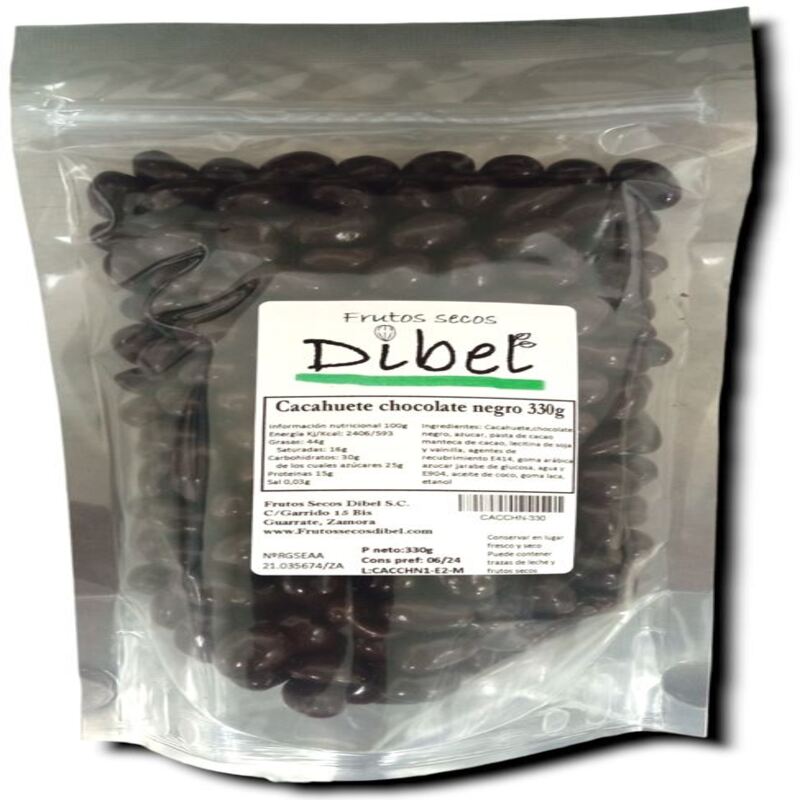 Cacahuete Chocolate Negro 1kg_0