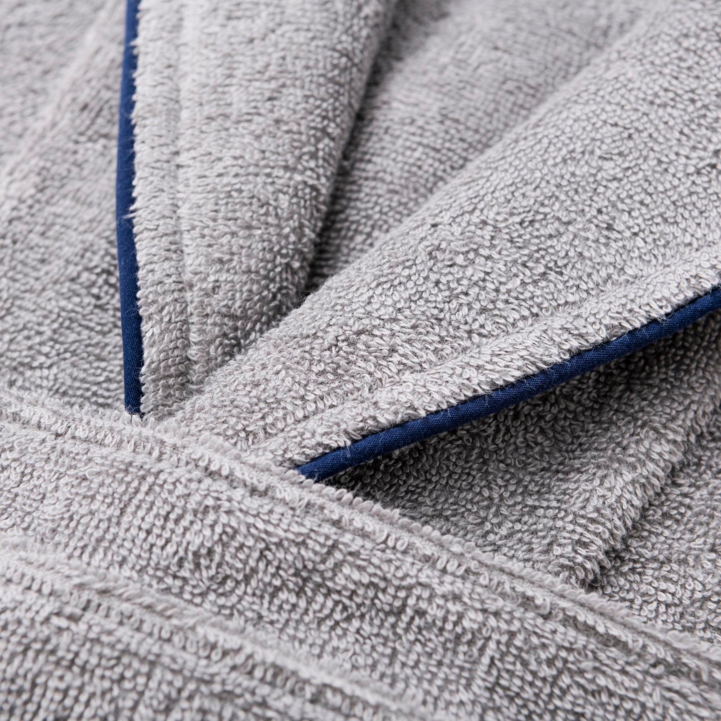 Albornoz S/m 100% Algodón 360gsm Gris Scalpers Home_5