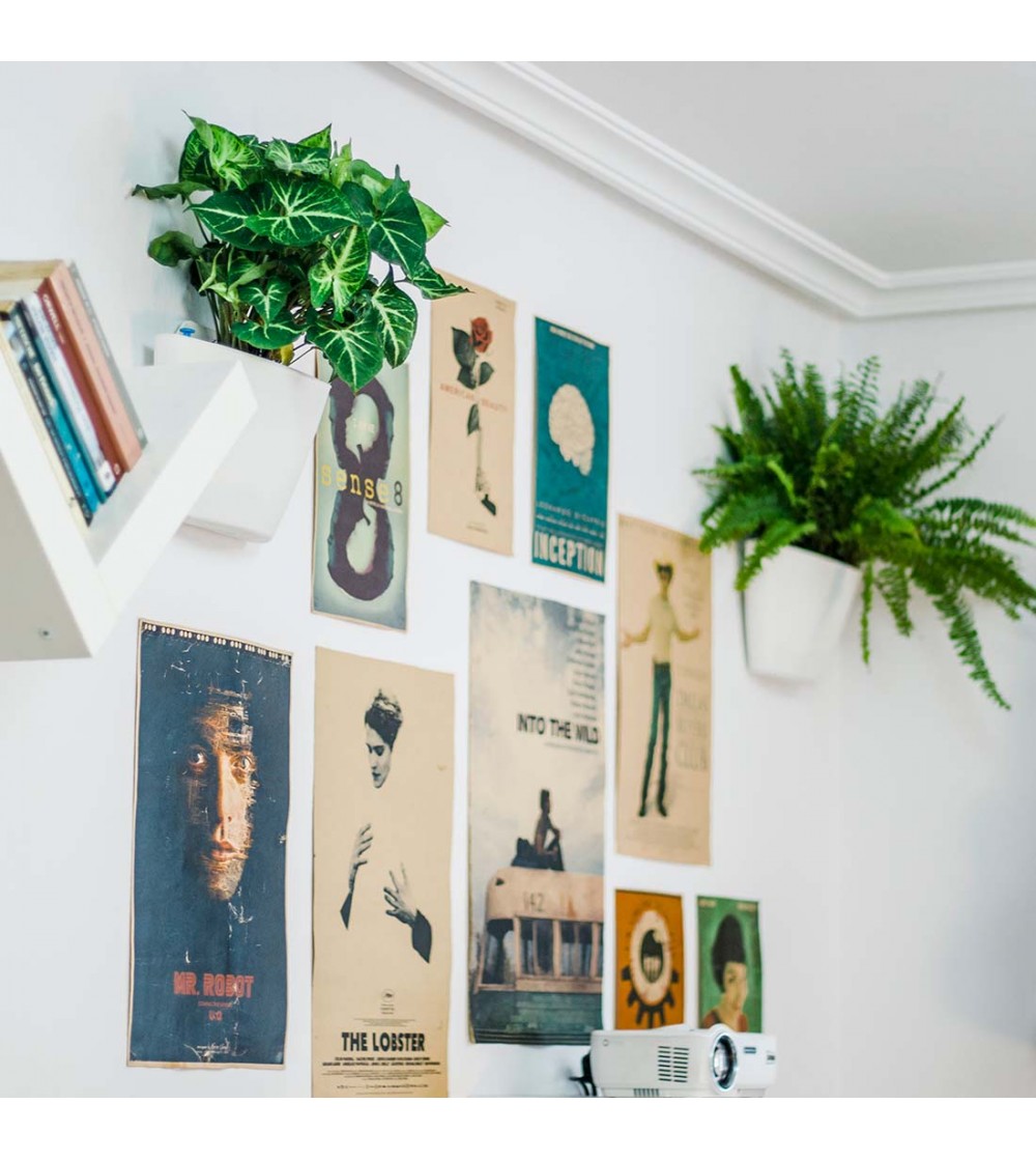 Jardín Vertical Modular Citysens Con Riego Automático De 6 Maceteros – Blanco, Polipropileno 100% Reciclado