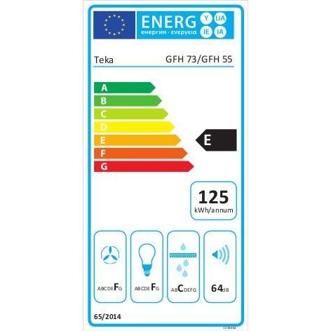 Teka Campana Extractora de 55cm GFH 55 Acero Inoxidable