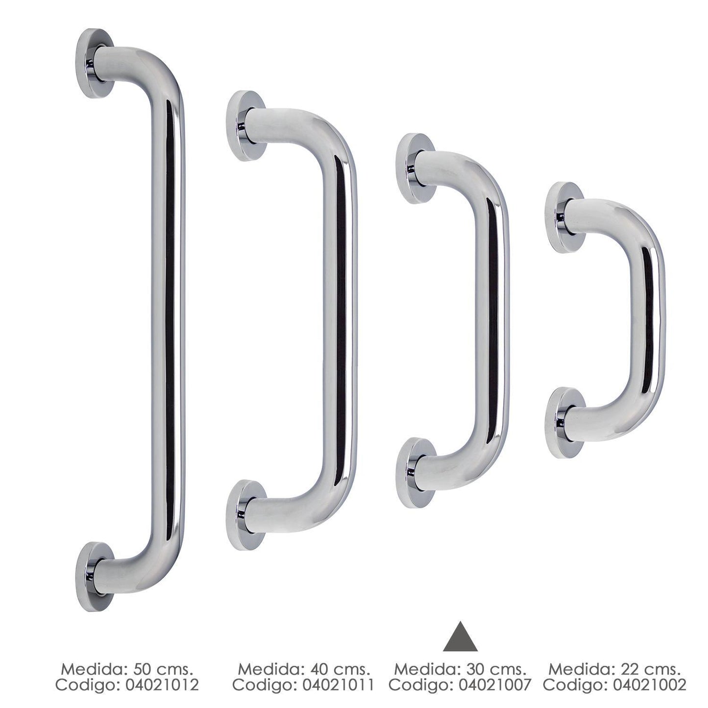 Agarre Ducha Maurer Cromo Brillo Ø 32 Mm. Longitud 30 Cm._2