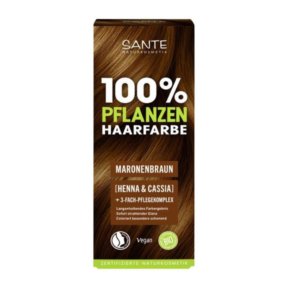 Colorante Vegetal 08 Chestnut Brown Sante 100 g