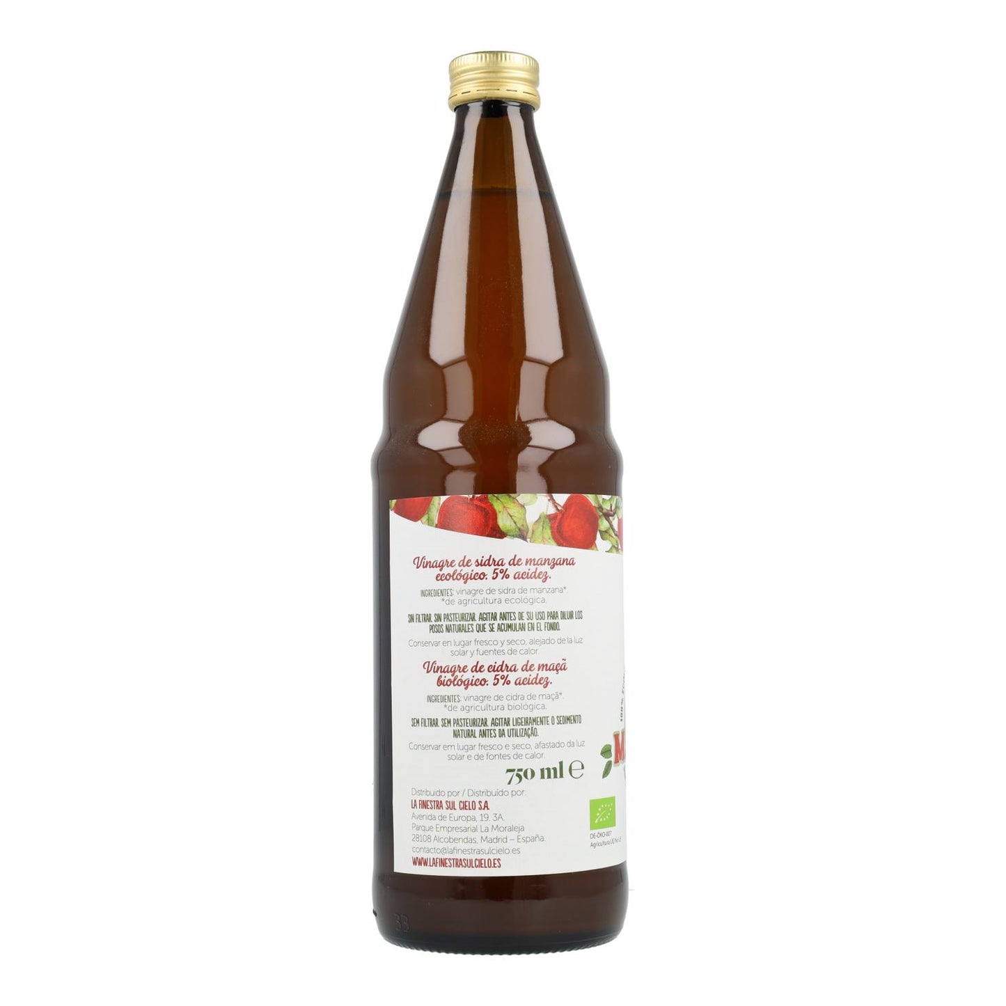 Vinagre de Manzana BIO La Finestra Sul Cielo 750 ml