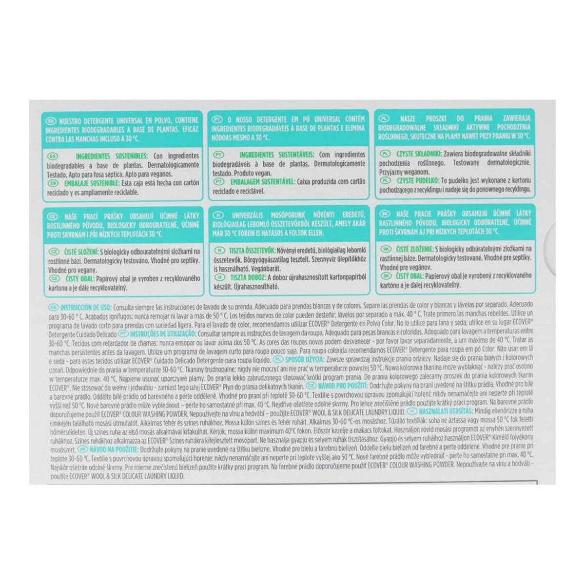 Pack 2x Detergente en Polvo Universal 1.2 Kg Ecover