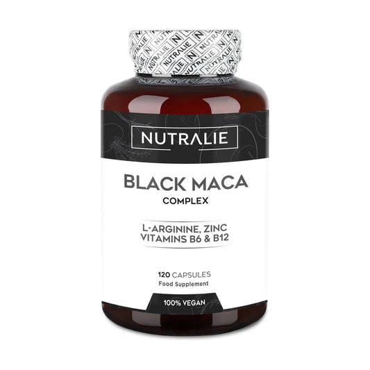 Nutralie Maca negra andina complex + vitaminas B6 + B12, 120 cápsulas