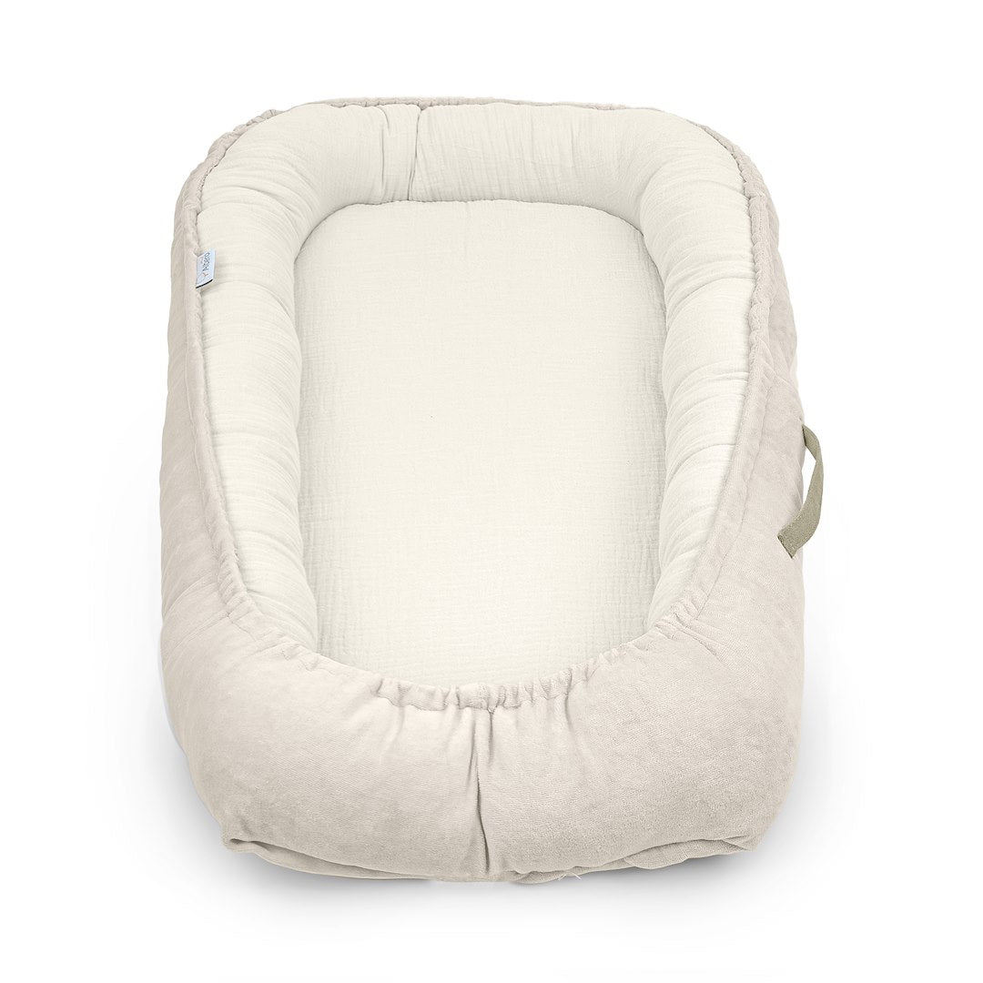 Cuna Nido Colecho Bebe Muselina Vanilla