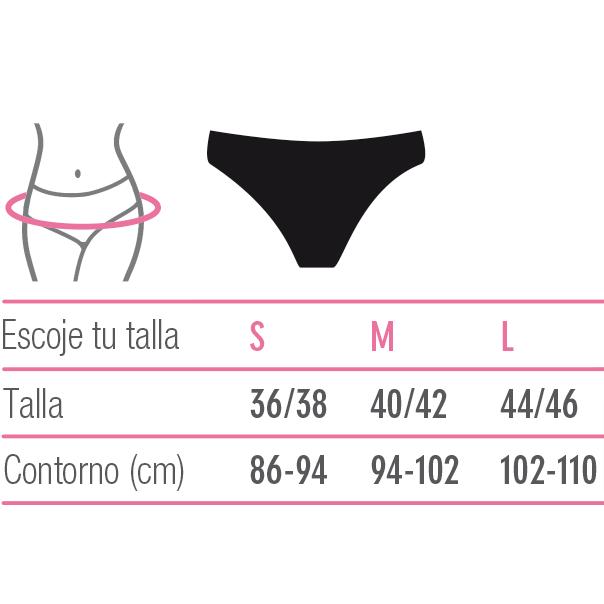 Braguita Menstrual de Algodón Orgánico Masmi talla S