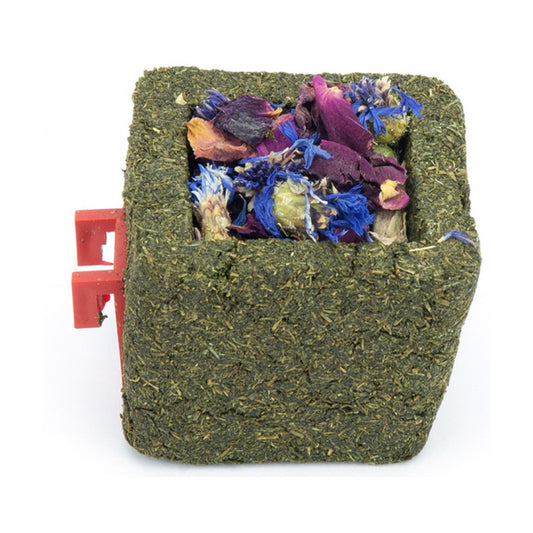 Hosomaki de flores: Aciano Azul y Pétalos de Rosa Ribero, Snack sushi para conejos y roedores