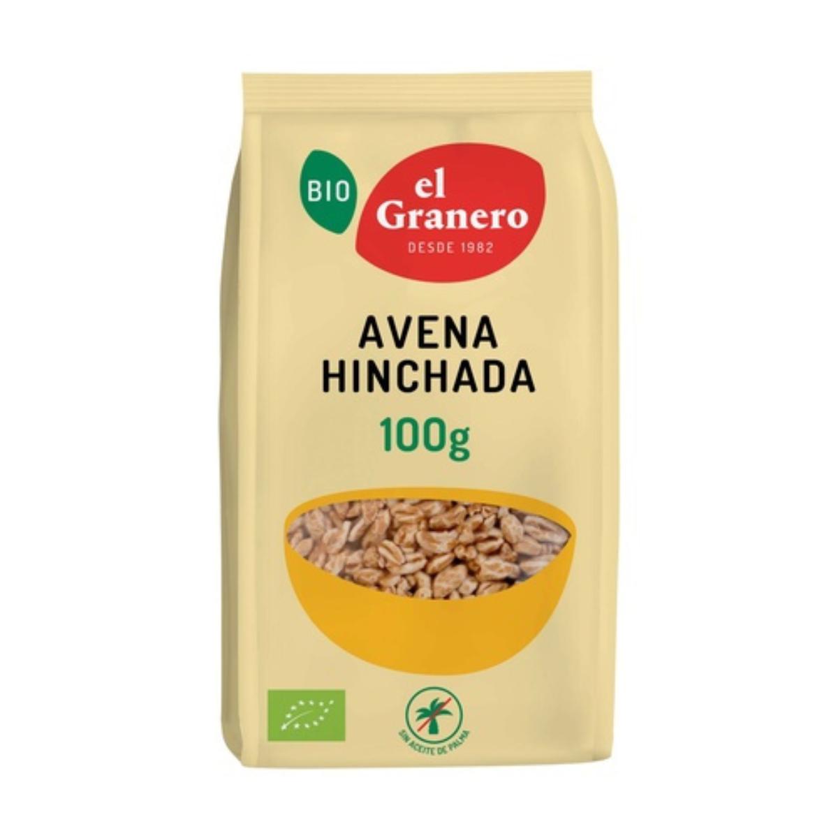 Avena hinchada BIO El Granero, 100g