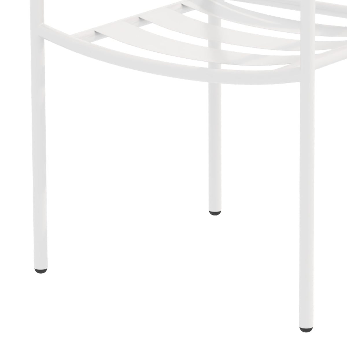 Conjunto De Jardín Outsunny Acero Galvanizado, Vidrio Templado Blanco 55x58x82 Cm_5