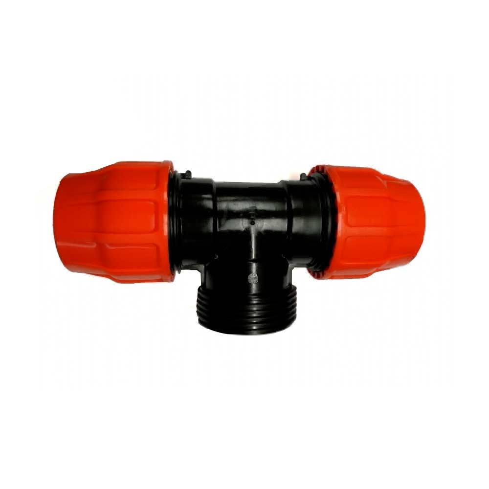 Te Mixta Rosca Hembra Para Manguera Plana Layflat - 3 - Layflat 77mm_0