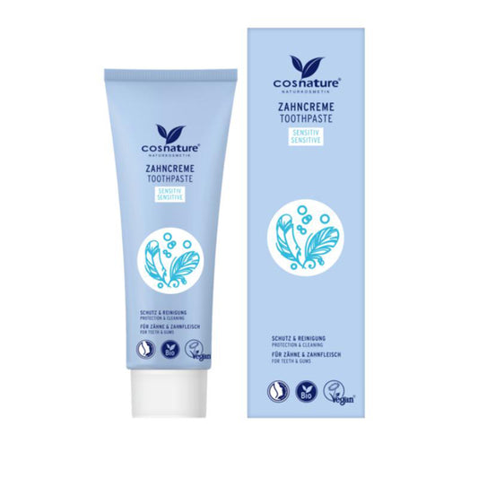 Pasta de Dientes con Flúor Sentiive, Cosnature, 75 ml