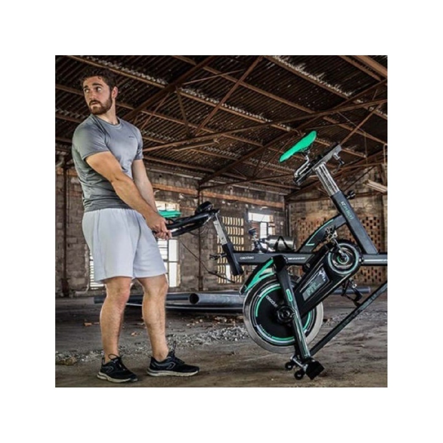 Cecotec Bicicleta Estática Profesional Con Volante De Inercia De 25 Kg Extreme 25. Sistema Silence Fit Pulsómetro Manill_4