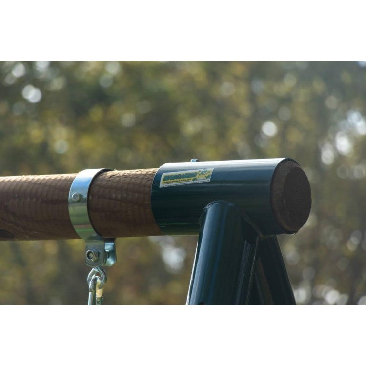 Columpio Doble De Madera Redonda Masgames Kibo Xl.