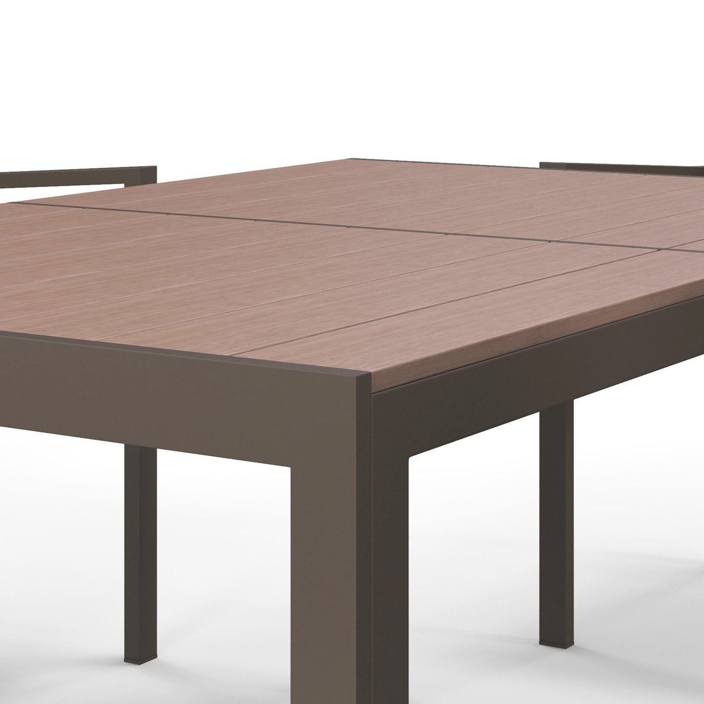 Outsunny Conjunto De Comedor De Exterior De 7 Piezas Con Sillas Apilables Marrón_5