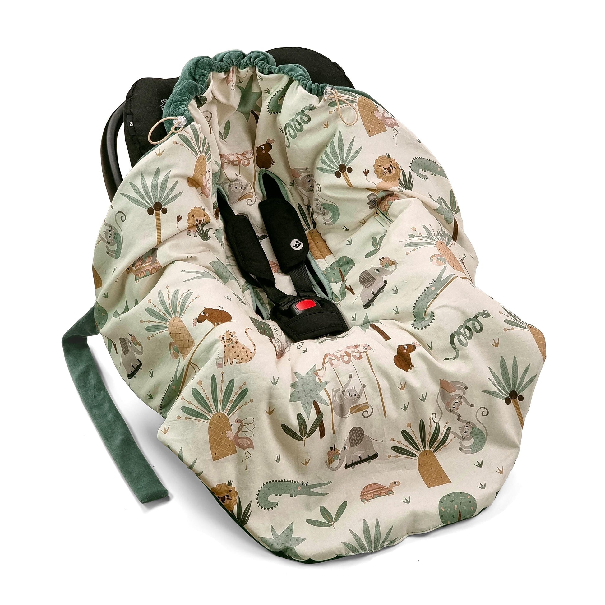 Saco Portabebé Inivero Algodón-velour Unviersal Tropic Fun