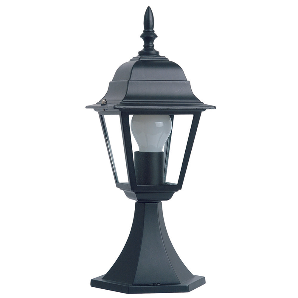 Farola Sobremuro Colorado Negro Luxform_0