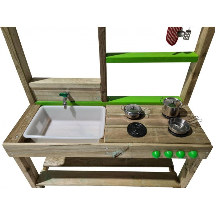 Cocinita Infantil De Madera Para Exterior Masgames Spicy.