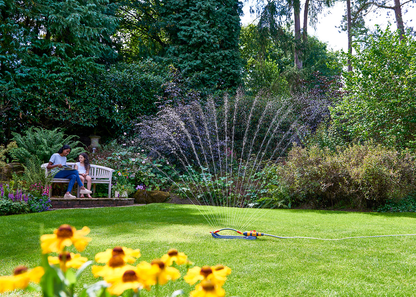 Aspersor rectangular Pro XL 350 m2 Hozelock