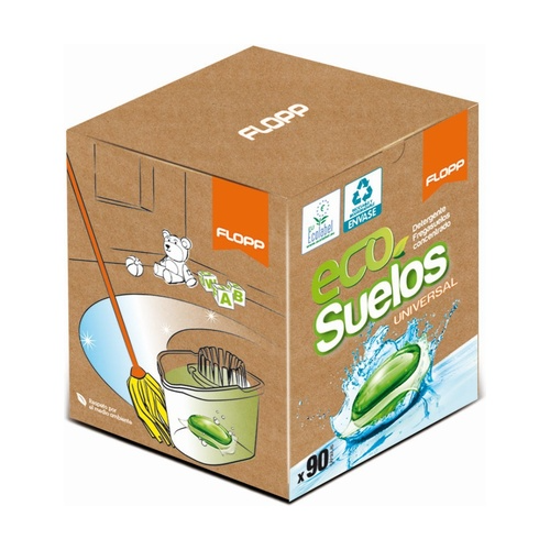 Limpia Suelos Universal BIO Eco Pack Flopp  90 cápsulas