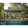 Gazebo sombreado cenador Dallas 360x843 cm