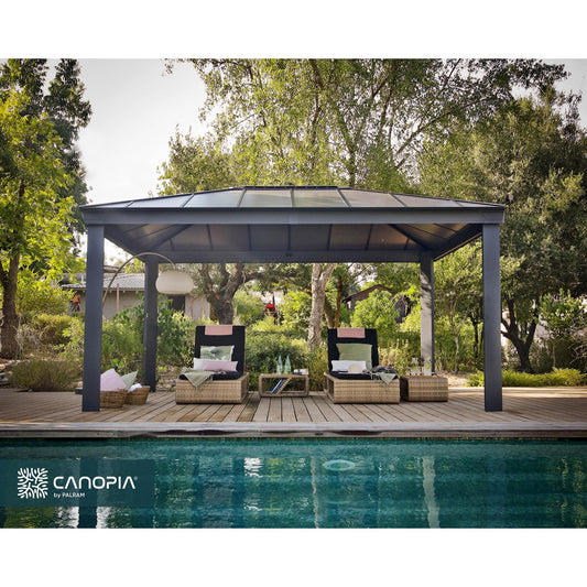 Gazebo sombreado cenador Dallas 360x843 cm
